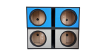 10" Double Slot Port Vinyl Supawood Subwoofer Box - Image 4