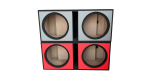 12" Double Slot Port Vinyl Supawood Subwoofer Box - Image 4