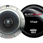 Blackspider Titan 4" 4000W Car Bullet Tweeter