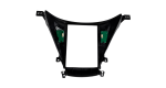Hyundai Accent 9.7" 2012-2015 Trimplate with SWC Canbus and Harness - Image 2