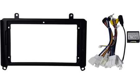 Toyota New Quantum 9" Trimplate with SWC Harness