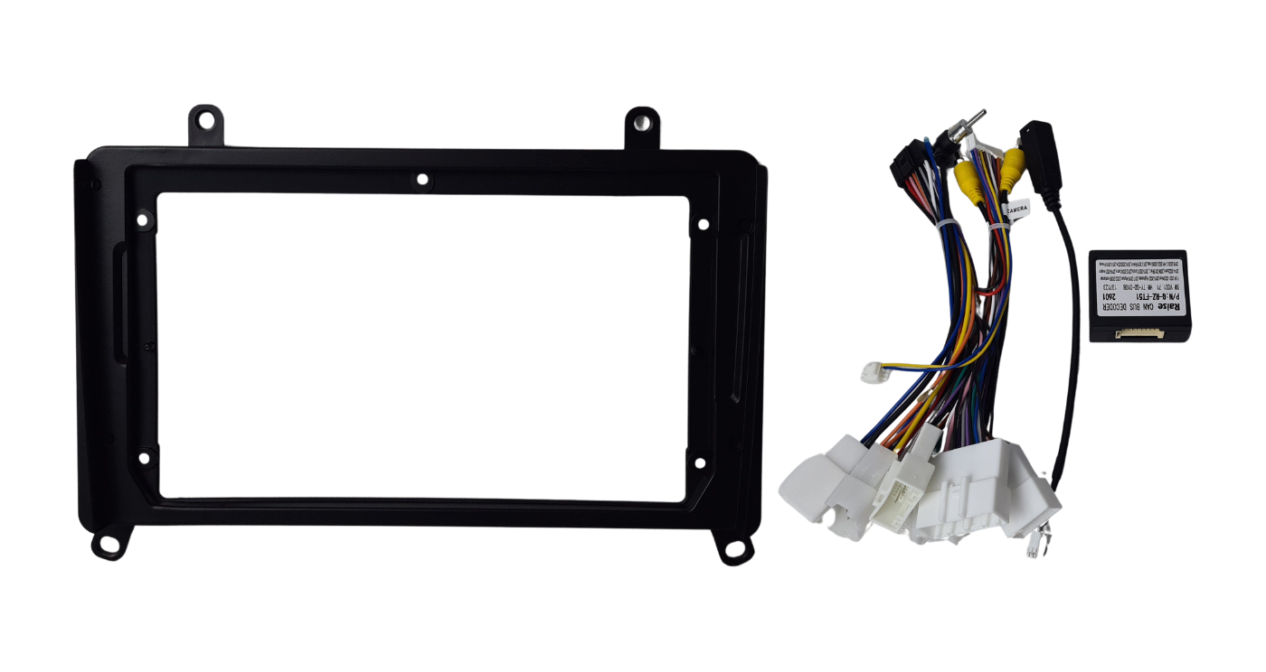 12-900-1 Toyota New Quantum 9" Trimplate with SWC Harness - Image 1