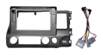 Honda Civic 2008 10.1" Trimplate with SWC Harness