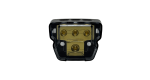 BlackSpider 1-In 3-Out Gold-Plated Car Audio Power Distribution Block - Image 2
