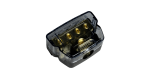 BlackSpider 1-In 4-Out Gold-Plated Distribution Block