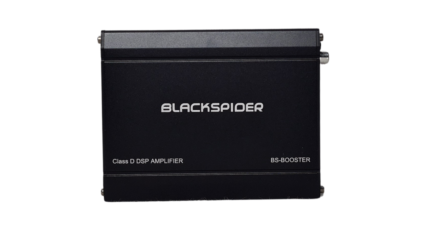 3-1537-1 BlackSpider BS-BOOSTER 1200W Plug & Play DSP Amplifier - Image 1