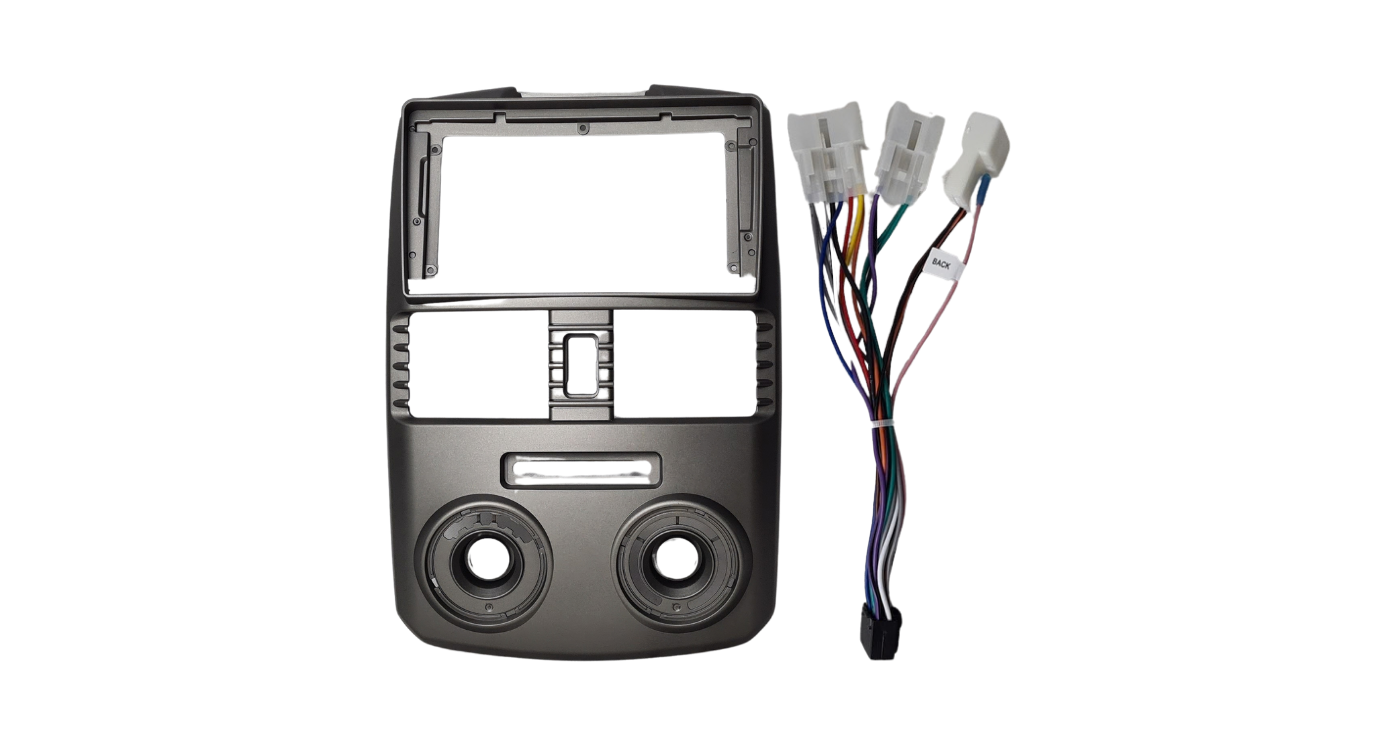 12-913-1 Toyota Rush 2011 9" Trimplate with SWC Harness - Image 1